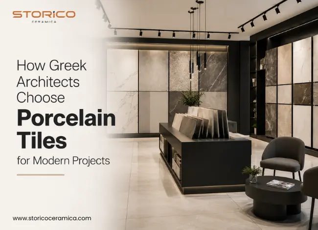 How Greek Architects Choose Porcelain Tiles for Modern Projects