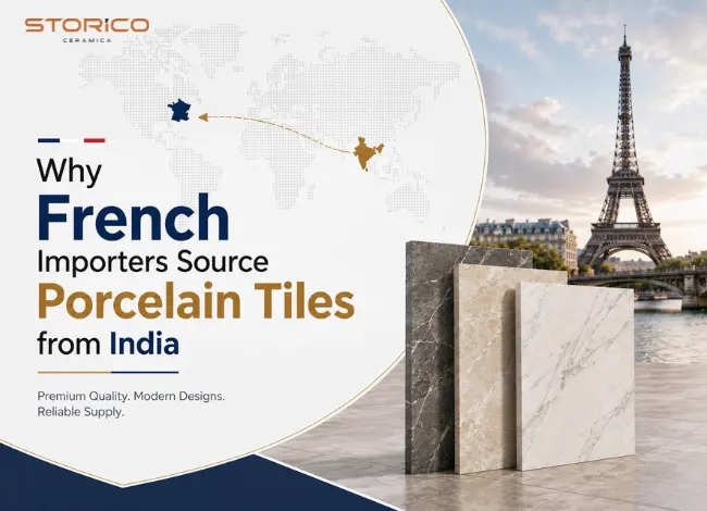 Why French Importers Source Porcelain Tiles from India