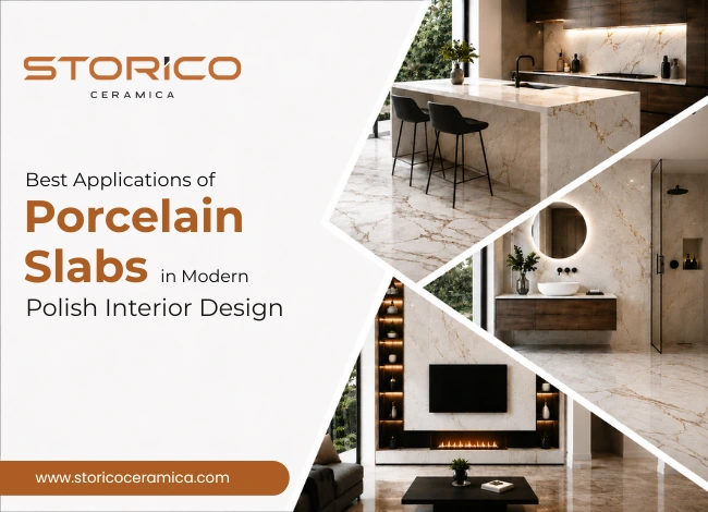 Best Applications of Porcelain Slabs in Modern Polish Interior Design