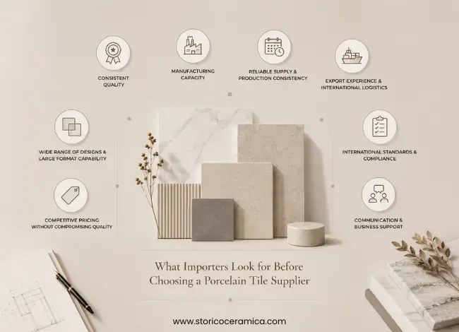 What Importers Look for Before Choosing a Porcelain Tile Supplier